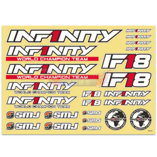 INFINITY R8035 - IF18 DECAL WHITE